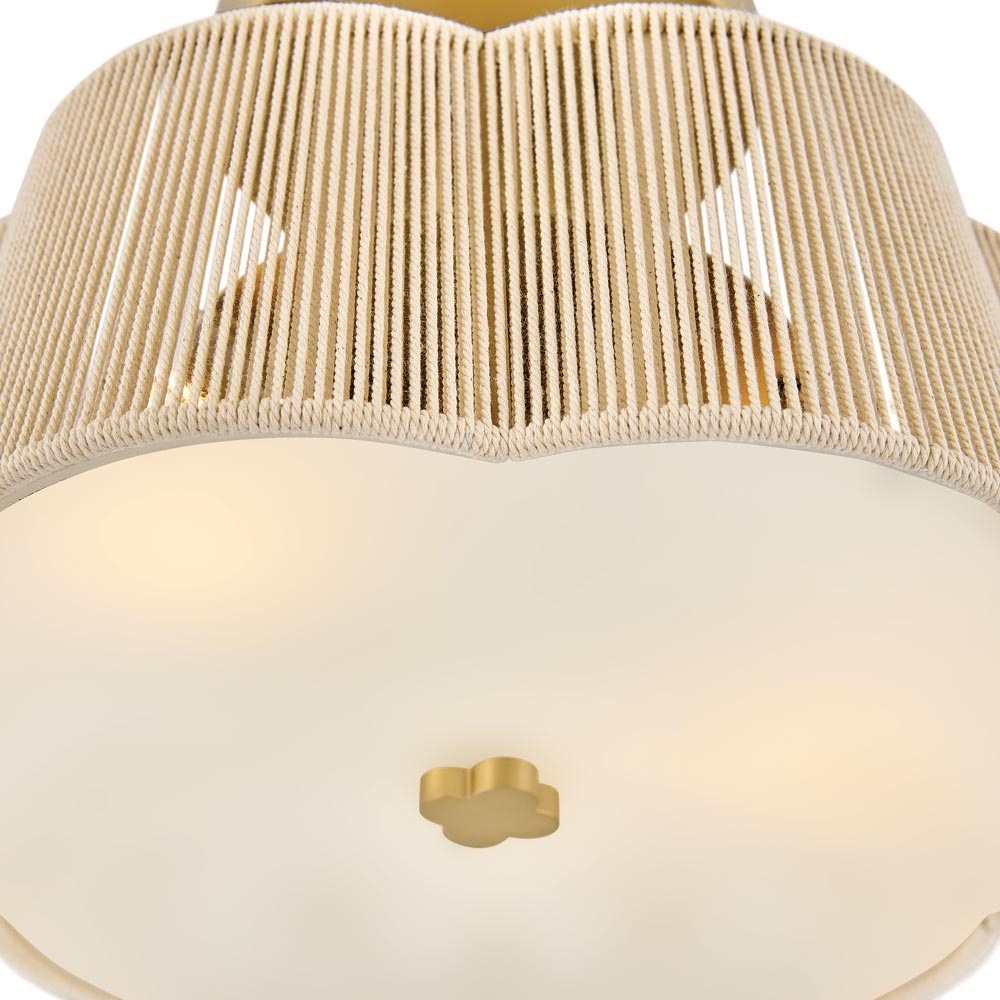 Sasha Semi Flush Mount Ceiling Light in Detail.