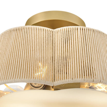 Sasha Semi Flush Mount Ceiling Light in Detail.