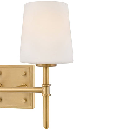Saunders Bath Vanity Light in Detail.