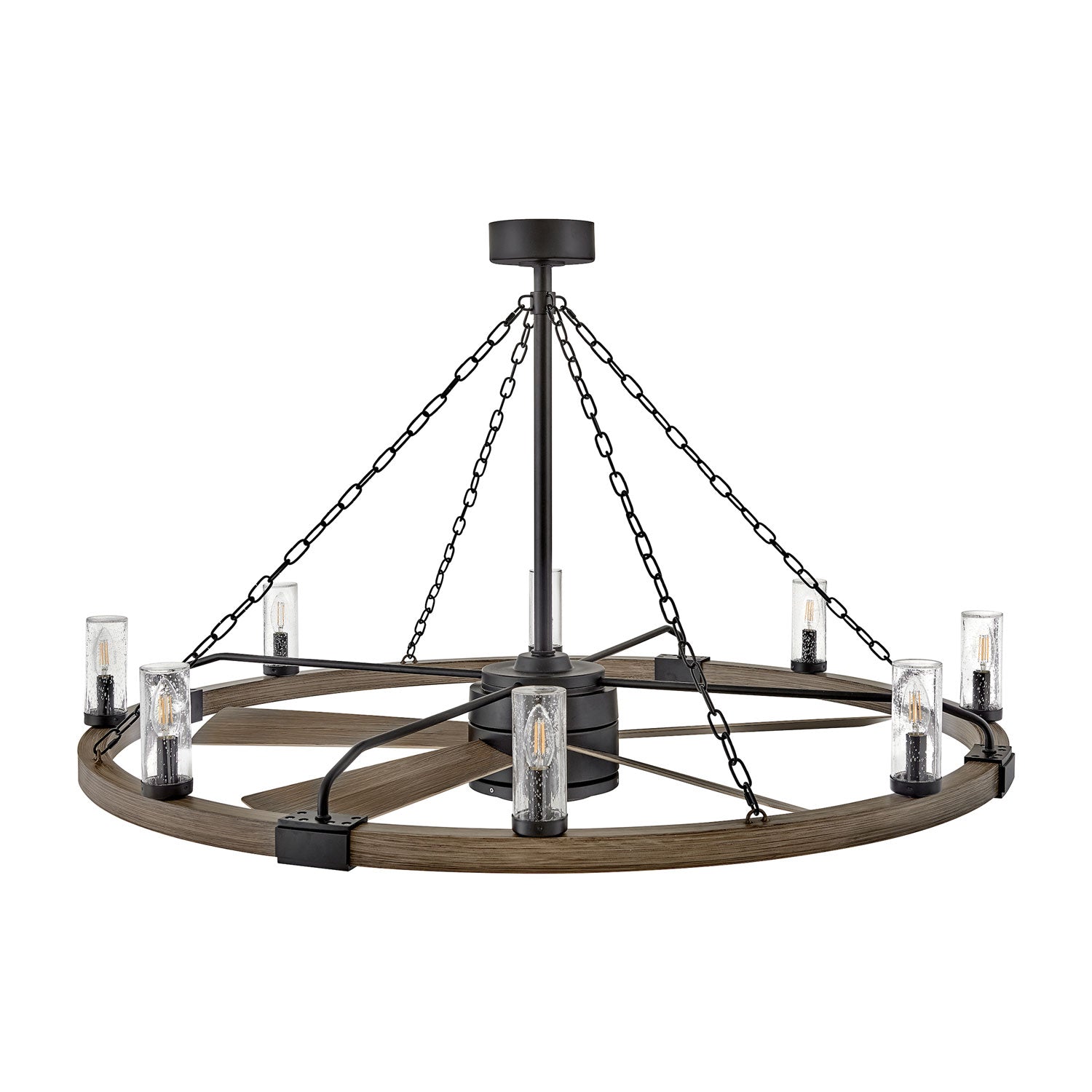 Sawyer LED Ceiling Fan in Matte Black (44-Inch).