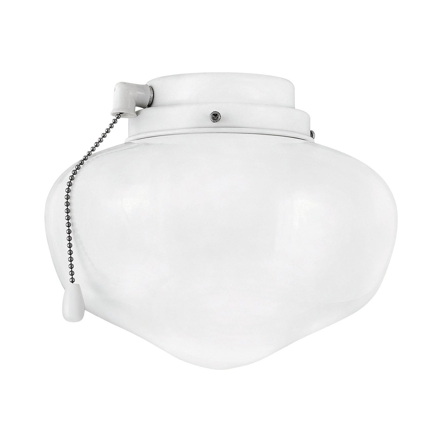 Schoolhouse Light Kit in Chalk White.