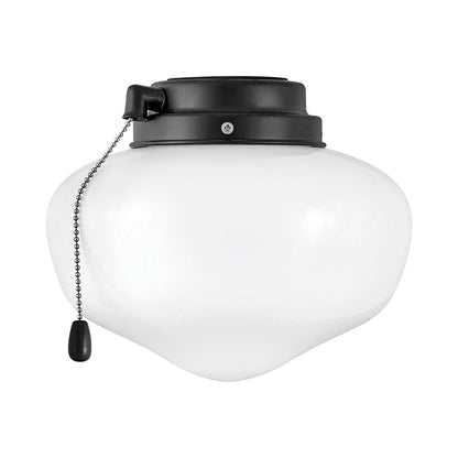 Schoolhouse Light Kit in Matte Black.