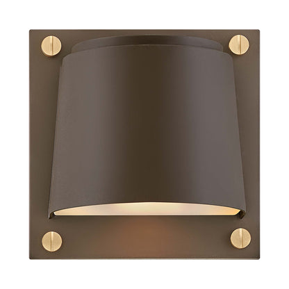 Scout Outdoor Wall Light in Architectural Bronze.