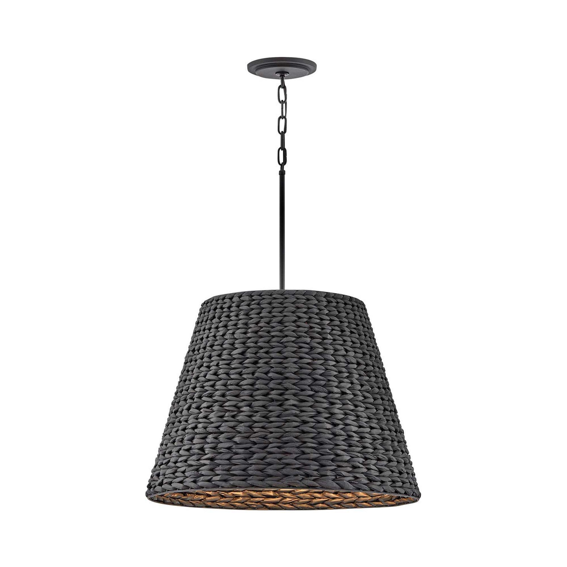 Seabrook Chandelier in Black.