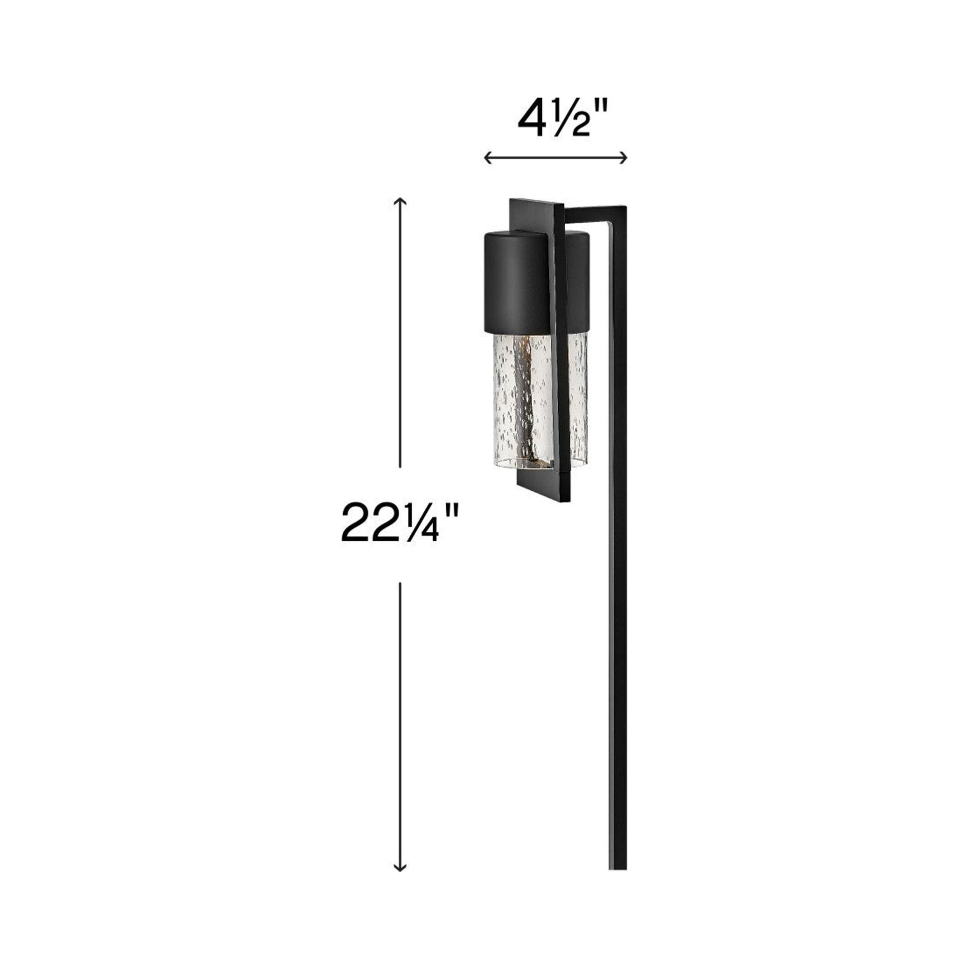 Shelter Outdoor Path Light - line drawing.