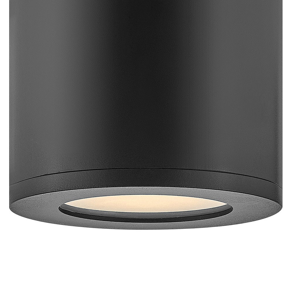 Silo Outdoor Flush Mount Ceiling Light in Detail.