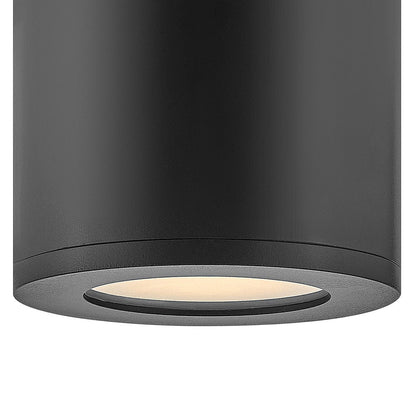 Silo Outdoor Flush Mount Ceiling Light in Detail.