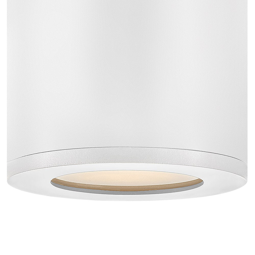 Silo Outdoor Flush Mount Ceiling Light in Detail.