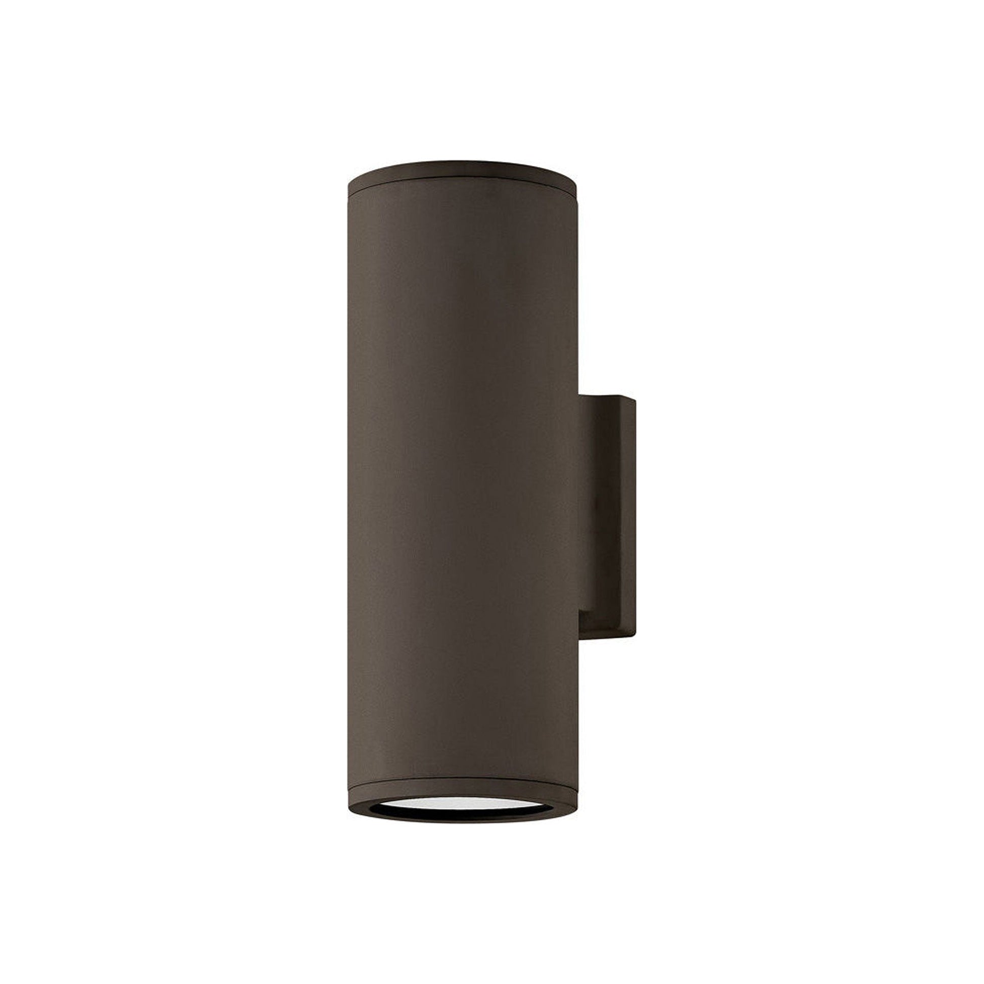 Silo Outdoor Up/Down Wall Light in Architectural Bronze (12-Inch).