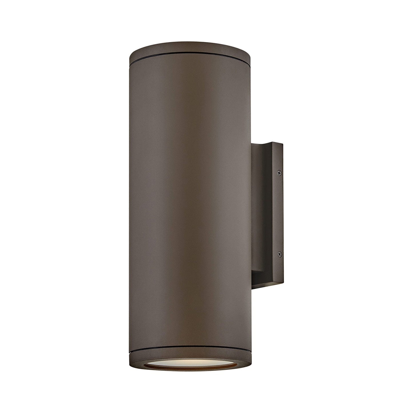 Silo Outdoor Up/Down Wall Light in Architectural Bronze (16-Inch).