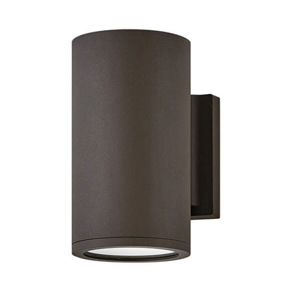 Silo Outdoor Wall Down Light in Architectural Bronze.