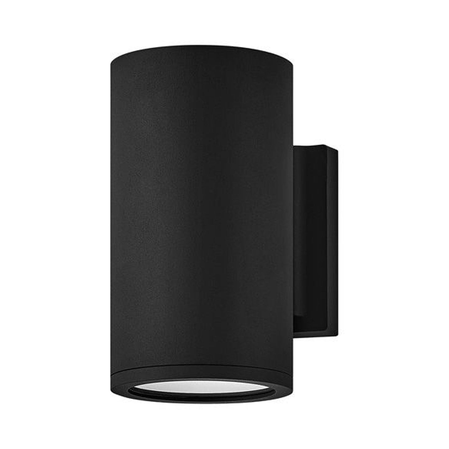 Silo Outdoor Wall Down Light in Black.