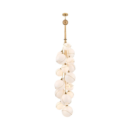 Skye Chandelier in Cased Opal (18-Light).
