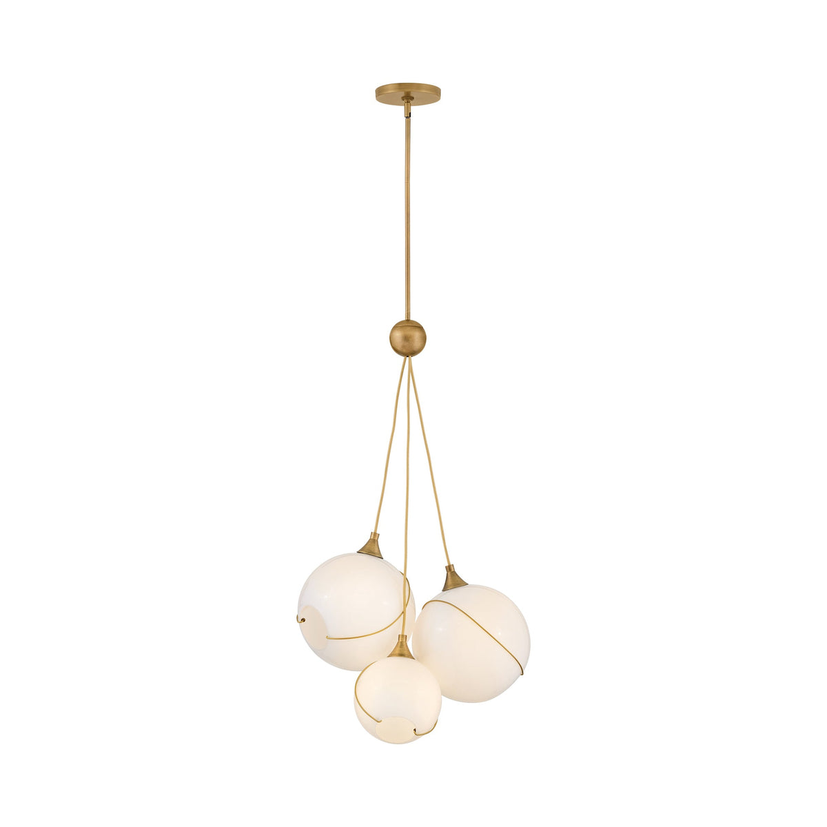 Skye Multi Light Pendant Light in Cased Opal.
