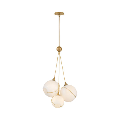 Skye Multi Light Pendant Light in Cased Opal.