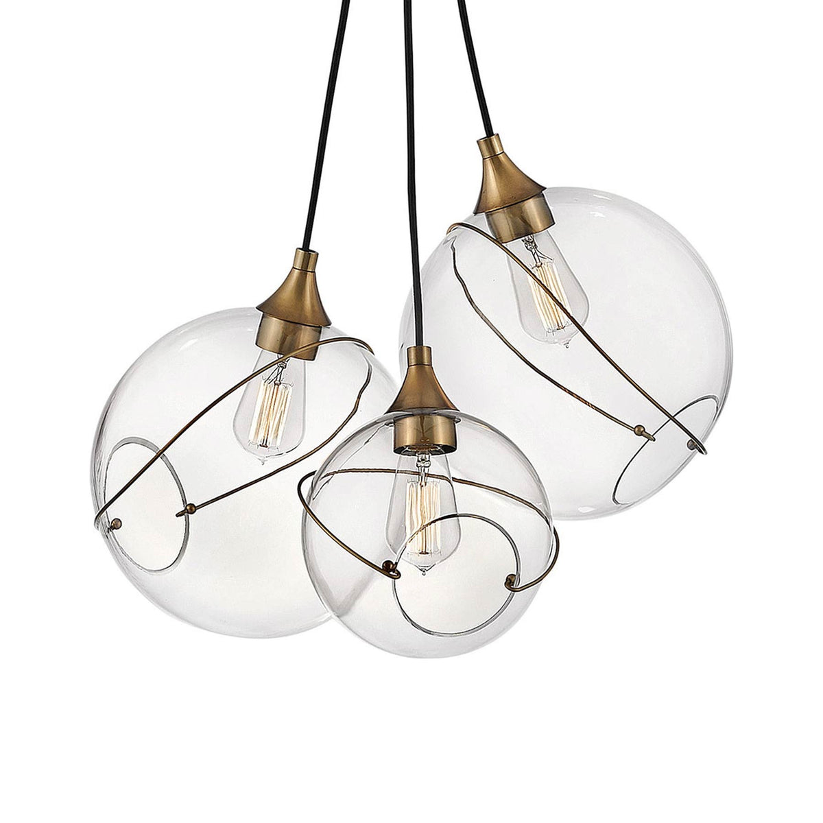 Skye Multi Light Pendant Light in Detail.