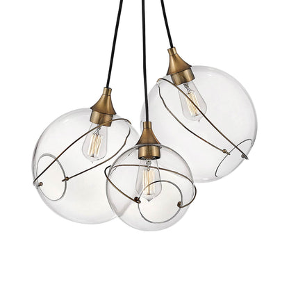 Skye Multi Light Pendant Light in Detail.
