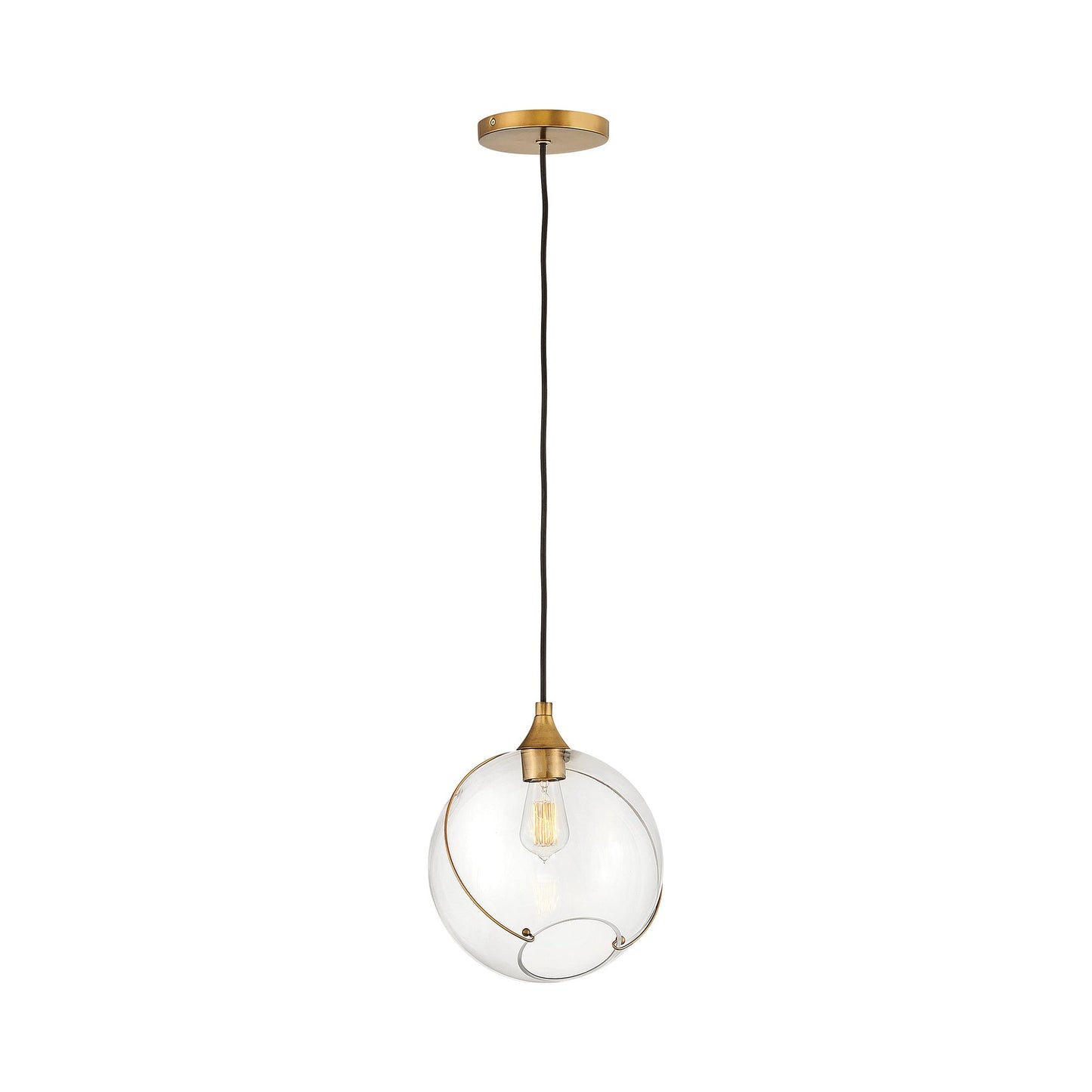 Skye Single Pendant Light in Clear.