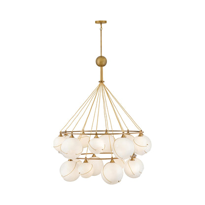 Skye Tier Chandelier in Cased Opal.