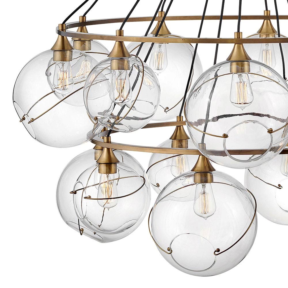 Skye Tier Chandelier in Detail.