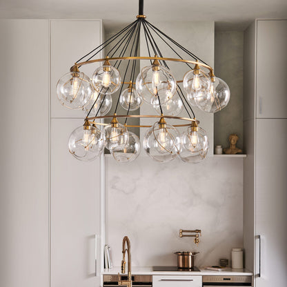 Skye Tier Chandelier in kitchen.