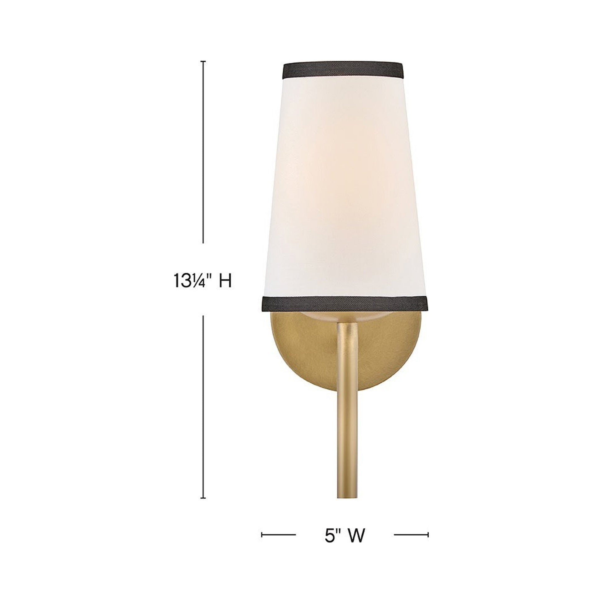Sonia Bath Wall Light - line drawing.