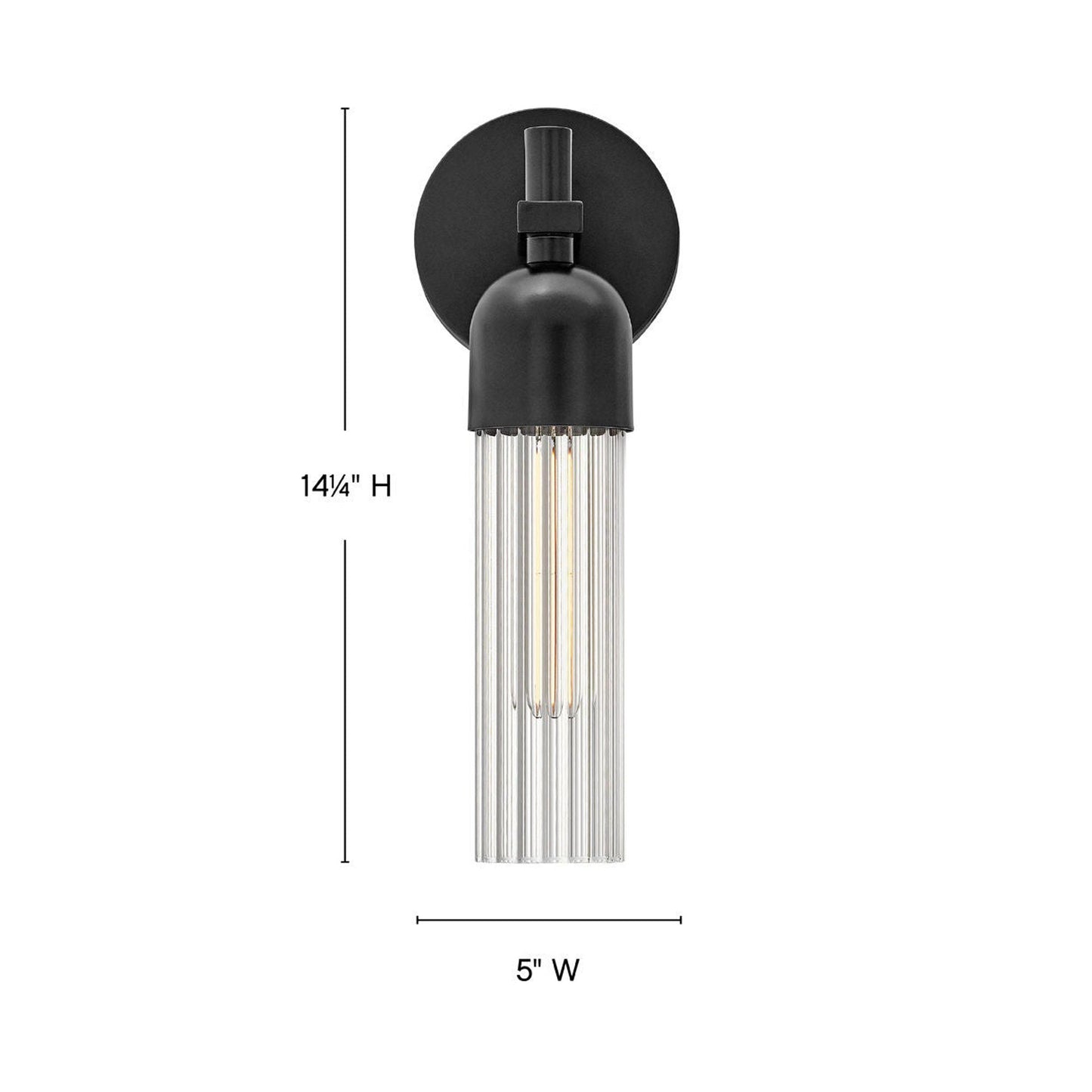 Soren Wall Light - line drawing.