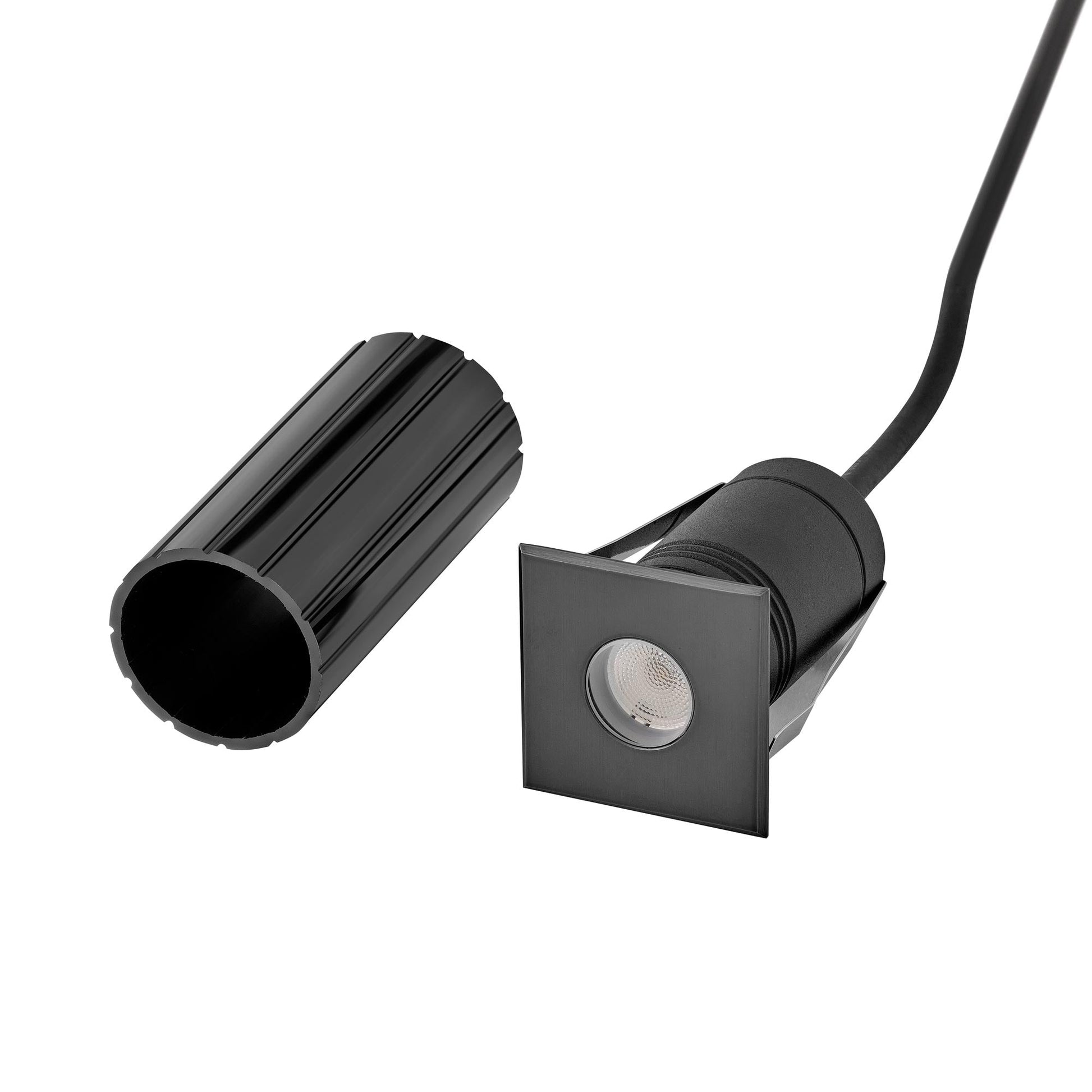 Sparta Dot Square Outdoor LED Inground Light in Detail.