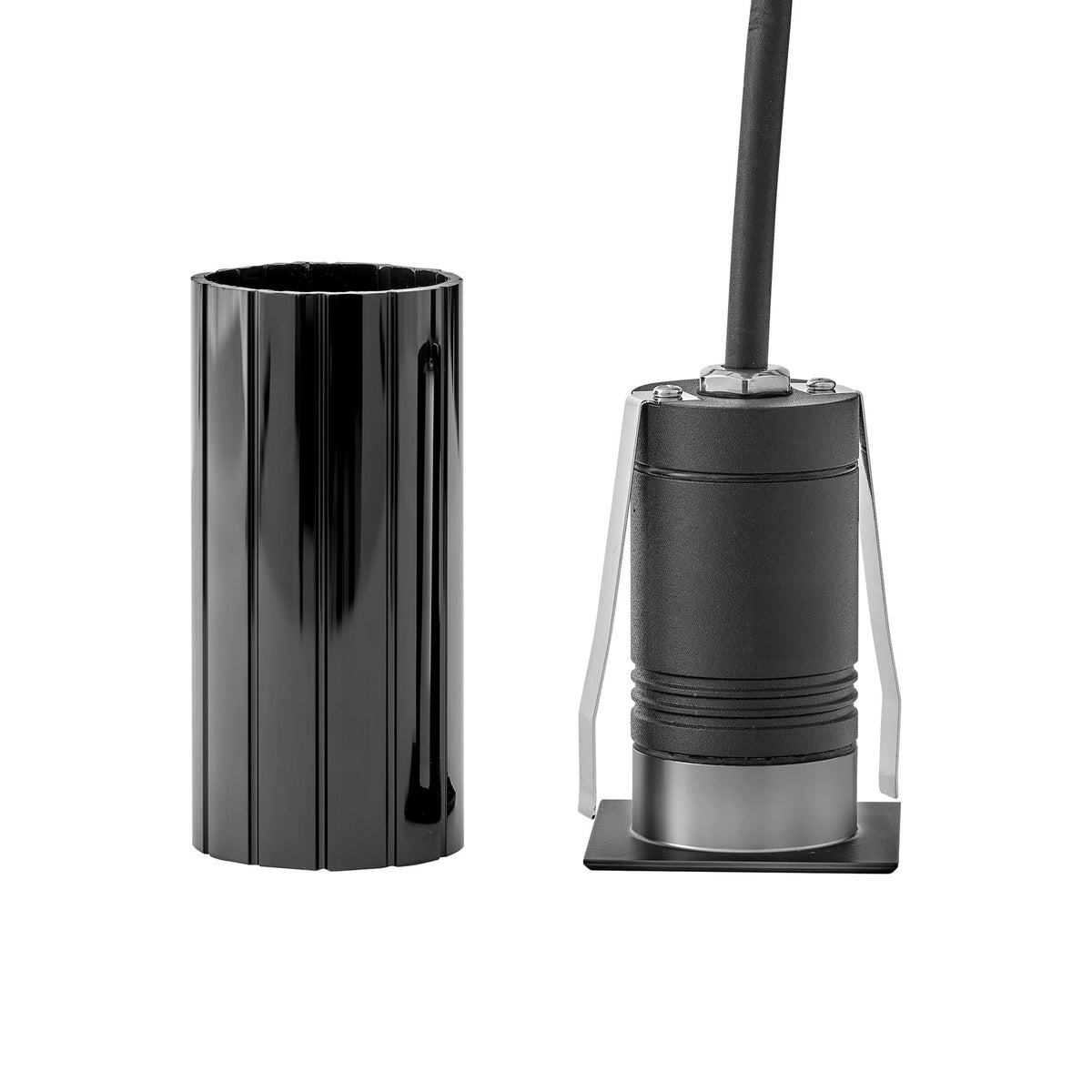 Sparta Dot Square Outdoor LED Inground Light in Detail.