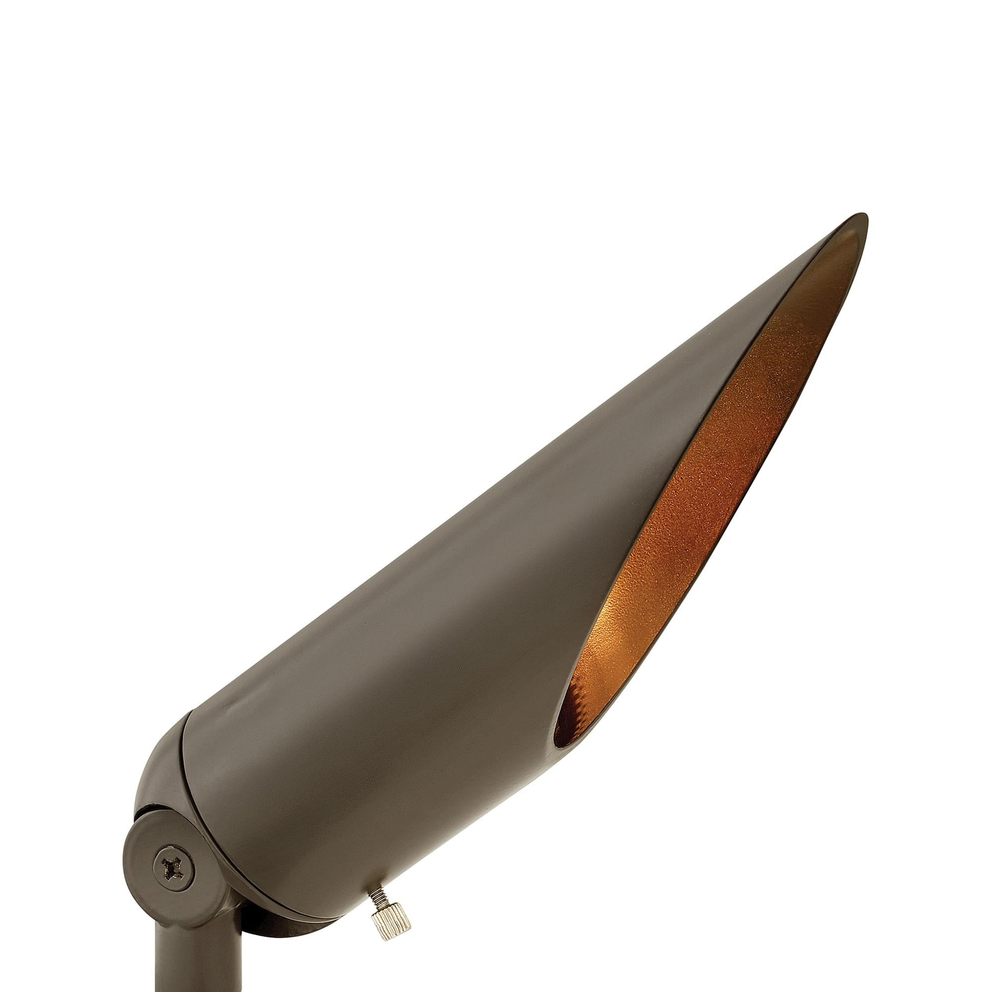 Spot Light with Long Cowl in Bronze.