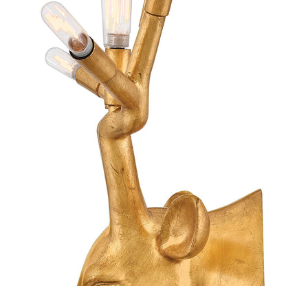 Stag Wall Light in Detail.