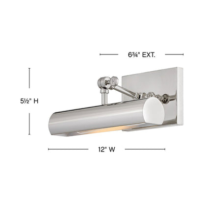 Stokes Wall Light - line drawing.