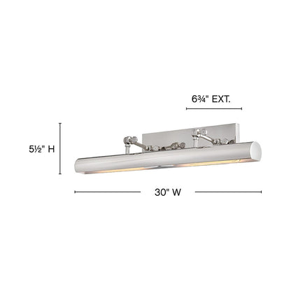Stokes Wall Light - line drawing.