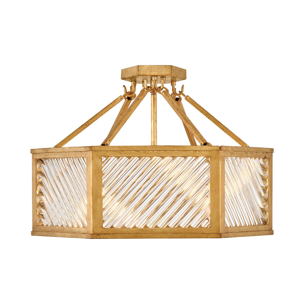Sura Semi Flush Mount Ceiling Light in Detail.