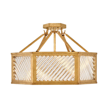 Sura Semi Flush Mount Ceiling Light in Detail.