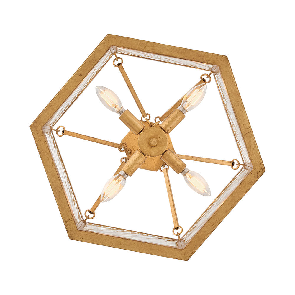 Sura Semi Flush Mount Ceiling Light in Detail.