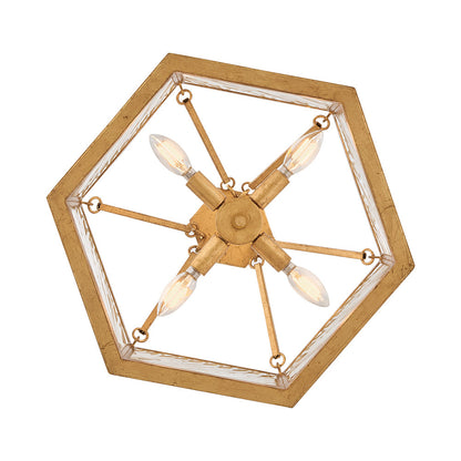 Sura Semi Flush Mount Ceiling Light in Detail.