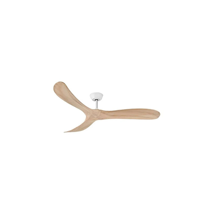Swell Ceiling Fan in Matte White/Natural (60-Inch).