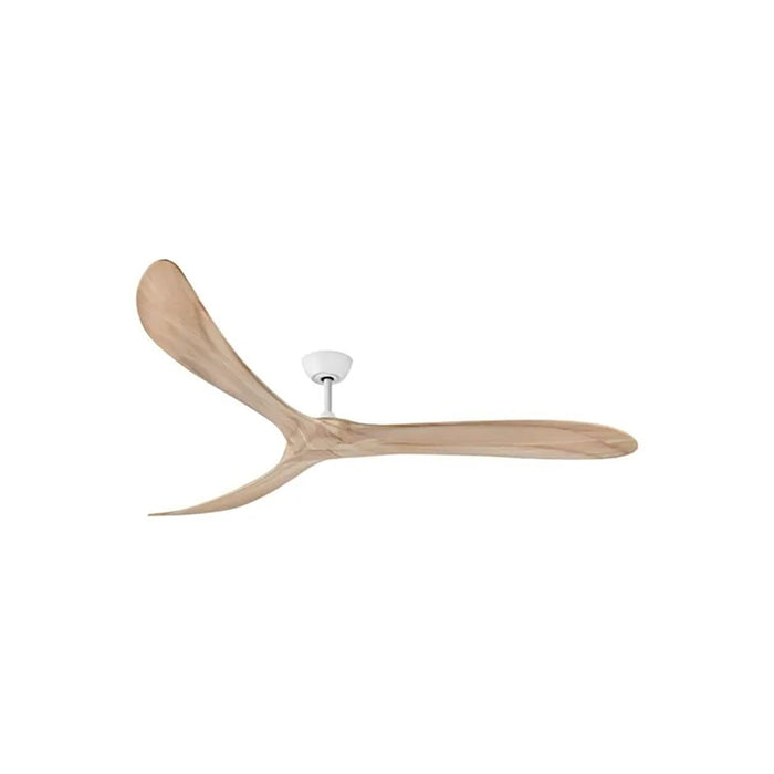 Swell Ceiling Fan in Matte White/Natural (80-Inch).