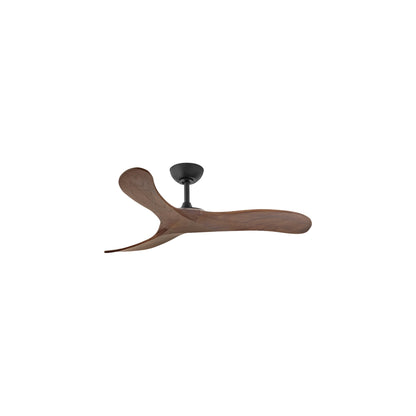 Swell Ceiling Fan in Matte Black/Walnut (48-Inch).