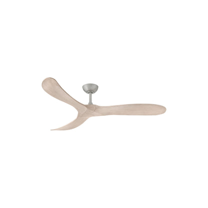 Swell Ceiling Fan in Brushed Nickel/Bleached Ashwood (60-Inch).