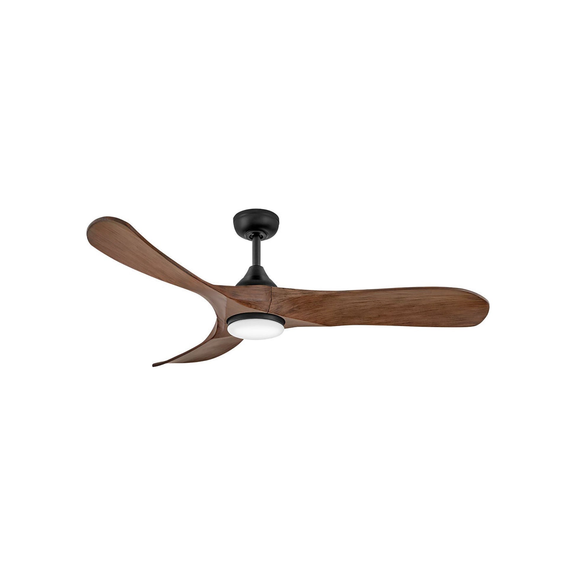 Swell LED Ceiling Fan in Walnut (56-Inch).