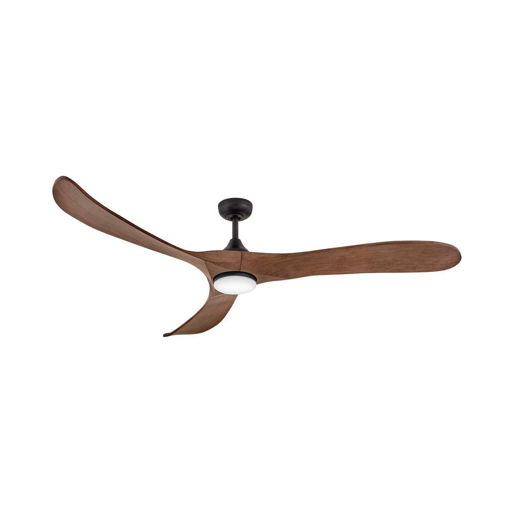 Swell LED Ceiling Fan in Walnut (72-Inch).