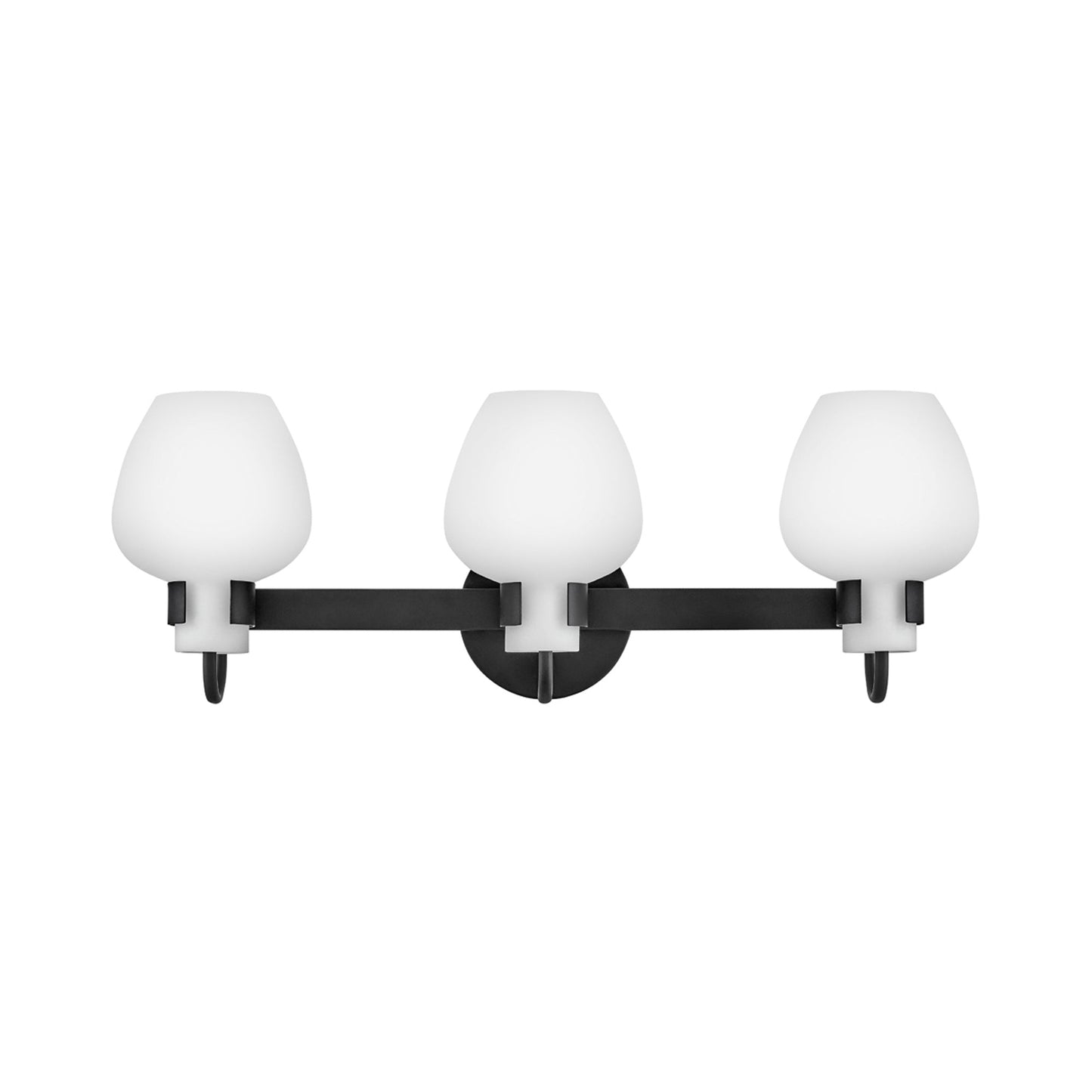 Sylvie Bath Vanity Light in Black (Medium).