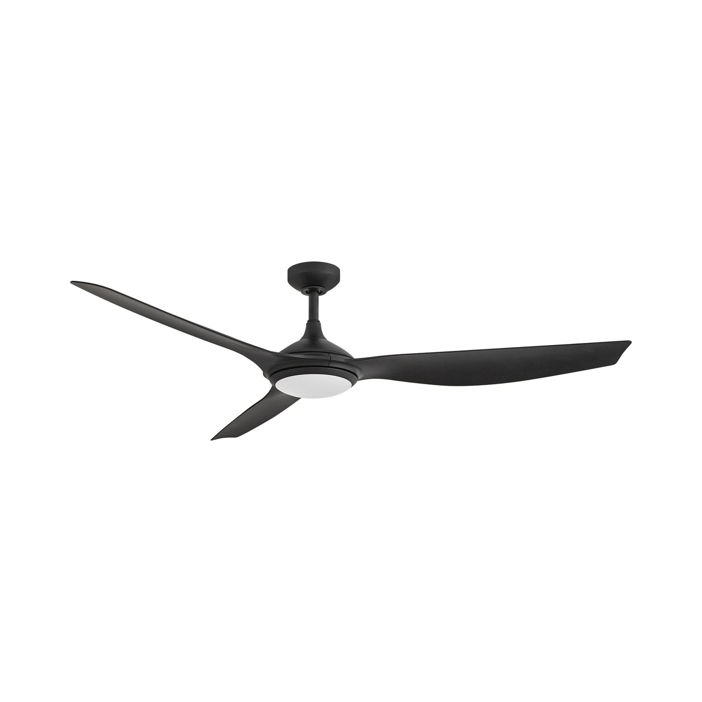 Talan Smart LED Ceiling Fan in Matte Black.