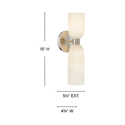 Tallulah Wall Light - line drawing.