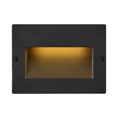 Taper LED Deck Light in Satin Black (3.5-Inch).