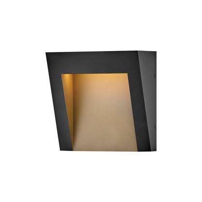 Taper Outdoor LED Wall Light in Textured Black (Extra Small).