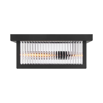 Torrent Outdoor Flush Mount Ceiling Light in Detail.