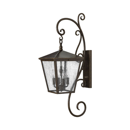 Trellis Scroll Outdoor Wall Light.